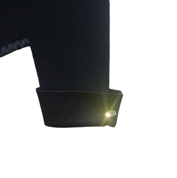 St. John Knit Evening Cardigan Jacket with Crystal Buttons and Satin Trim - Picture 5 of 10